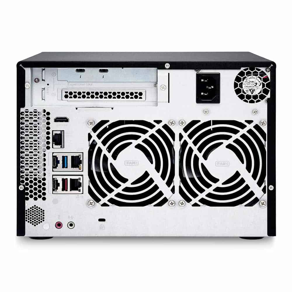 (image for) QNAP 6 Bay Desktop NAS Enclosure Core i3 with Thunderbolt3 M.2 + GbE Lan